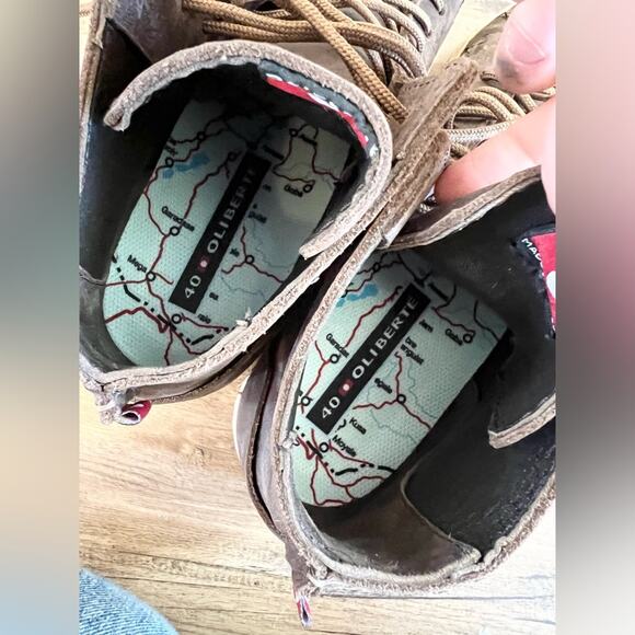 Oliberte NWT Bokoroo lace up sneakers leather shoes fair trade brown soft 40 - Picture 6 of 10